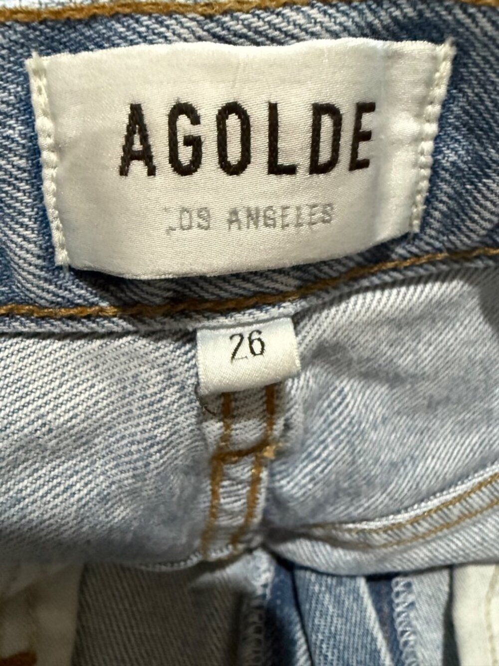 Agolde Jeans Womens Size 26 Pinch Waist High Rise Kick Jeans A095-1141 Crop - Picture 4 of 14
